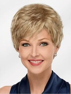 Paula Young Whisperlite Blonde Synthetic Wig Abby Pixie Short Small Cap New